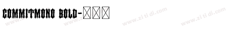 commitmono bold字体转换 commitmono bold字体转换